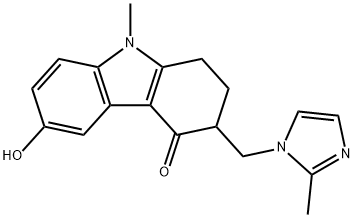 6-ヒドロキシオンダンセトロン 化学構造式