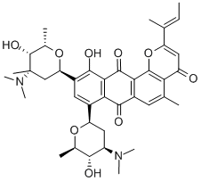 キダマイシン 化学構造式