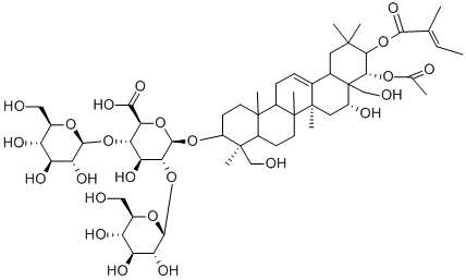Β-エスシン 化学構造式