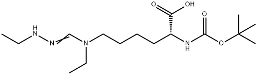 BOC-D-HOMOARG(ET)2-OH 化学構造式