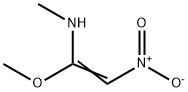 1-METHOXY-1-METHYLAMINO-2-NITROETHYLENE Structure