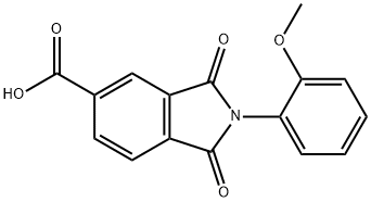 2-(2-METHOXYPHENYL)-1,3-DIOXO-2,3-DIHYDRO-1H-ISOINDOLE-5-CARBOXYLIC ACID price.