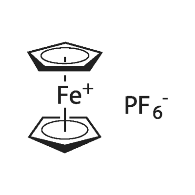 FERROCENIUM HEXAFLUOROPHOSPHATE Struktur