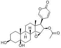 1108-68-5 3β,5β-ジヒドロキシ-16β-アセトキシ-14,15β-エポキシ-5β-ブファ-20,22-ジエノリド