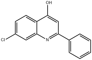 7-CHLORO-2-PHENYL-4-QUINOLINOL Structure