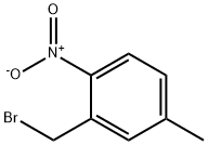 (2-溴甲基)-4-甲基-1-硝基苯 结构式