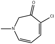 3H-Azepin-3-one,  4-chloro-1,2-dihydro-1-methyl- Struktur