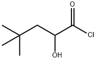 Pentanoyl  chloride,  2-hydroxy-4,4-dimethyl- Structure