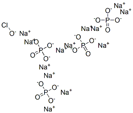 tridecasodium hypochloritetetrakis(phosphate) Structure