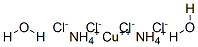 COPPER(II) DIAMMONIUM CHLORIDE DIHYDRATE Structure