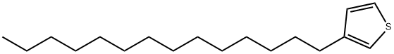 3-Tetradecylthiophene  Structure