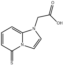 Imidazo[1,2-a]pyridine-1(5H)-acetic  acid,  5-thioxo- Struktur