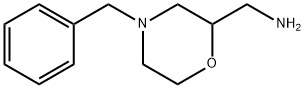 (4-ベンジル-1,4-オキサジナン-2-イル)メチルアミン 化学構造式