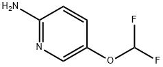 2-PYRIDINAMINE, 5-(DIFLUOROMETHOXY)- Structure