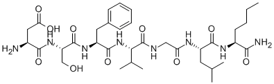 neurokinin A (4-10), Nle(10)- Struktur