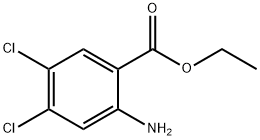 2-アミノ-4,5-ジクロロ安息香酸エチル 化学構造式