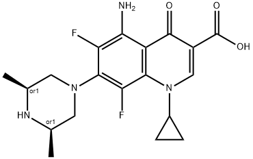 Sparfloxacin Structure