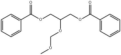 二安息香酸2-(メトキシメトキシ)-1,3-プロパンジイル 化学構造式