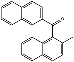 2-METHYL-1,2'-DINAPHTHYL KETONE Struktur