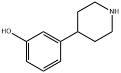 4-(3-羟苯基)哌啶, 110878-71-2, 结构式