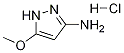 5-メトキシ-1H-ピラゾール-3-アミン塩酸塩 化学構造式