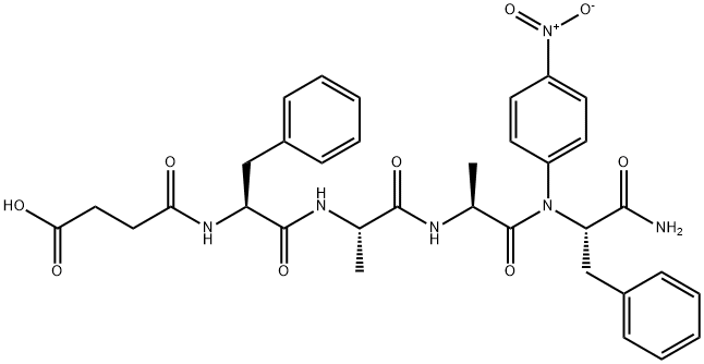 SUC-PHE-ALA-ALA-PHE-PNA Struktur