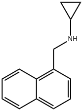 N-(1-ナフチルメチル)シクロプロパンアミン 化学構造式