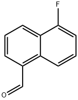 5-Fluoro-1-naphthaldehyde 化学構造式