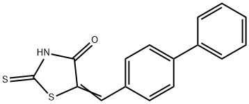 5-(4-苯基苯亚甲基)-2-硫, 110932-40-6, 结构式