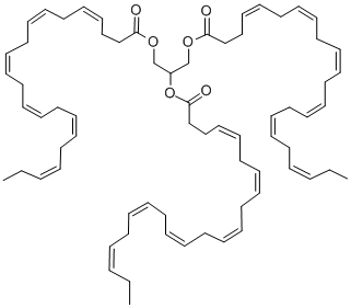 二十二碳六烯酸甘油三酯(CIS-4,7,10,13,16,19) 结构式