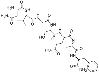 Α-CGRP (31-37) (CANINE, MOUSE, RAT),110953-70-3,结构式