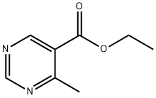 ETHYL-4-METHYL PYRIMIDINE-5-CARBOXYLATE 化学構造式
