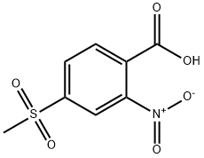 2-硝基-4-甲砜基苯甲酸,110964-79-9,结构式