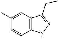1H-Indazole,  3-ethyl-5-methyl- 结构式
