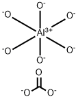 水合铝酸碳酸镁,11097-59-9,结构式