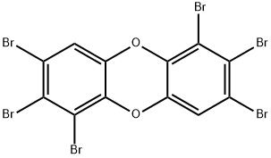 1,2,3,6,7,8-HEXABROMODIBENZO-PARA-DIOXIN Structure