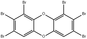 1,2,3,7,8,9-HEXABROMODIBENZO-PARA-DIOXIN 结构式