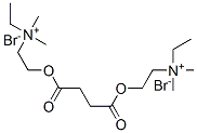乙基-[2-[4-[2-(乙基-二甲基铵基)乙氧基]-4-氧代丁酰基]氧乙基]-二甲基铵二溴化物, 111-00-2, 结构式