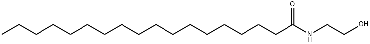 N-(2-ヒドロキシエチル)ステアロアミド 化学構造式