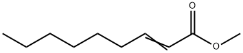 2-ノネン酸メチル 化学構造式