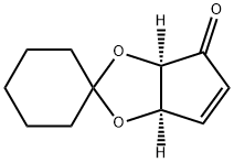 (1R,2R)-1,2-ジヒドロキシ-3-シクロプロペン-5-オン1,2-シクロヘキシルケタール 化学構造式