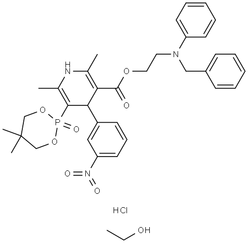 EFONIDIPINE Structure