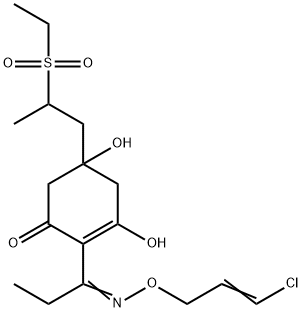 5-羟基-烯草酮砜, 111031-11-9, 结构式