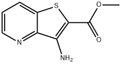 3-氨基噻吩[3,2-B]吡啶-2-甲酸甲酯,111042-90-1,结构式