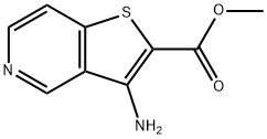 3-AMINO-THIENO[3,2-C]PYRIDINE-2-CARBOXYLIC ACID METHYL ESTER Struktur