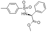 S-苯基-(对甲苯磺酰胺基)-乙酸甲酯, 111047-54-2, 结构式