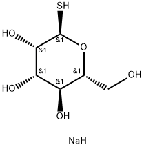 1-硫代-ALPHA-D-吡喃甘露糖单钠盐, 111057-34-2, 结构式