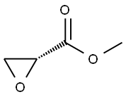 (2R)-グリシド酸メチル 化学構造式