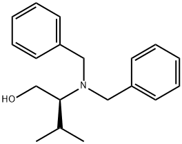 N,N-二苄基-L-缬氨醇,111060-54-9,结构式