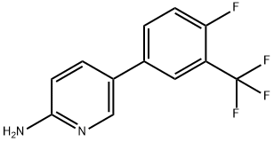 5-(4-Fluoro-3-(trifluoroMethyl)phenyl)pyridin-2-aMine Struktur